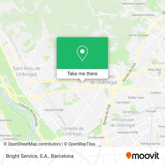 Bright Service, S.A. map