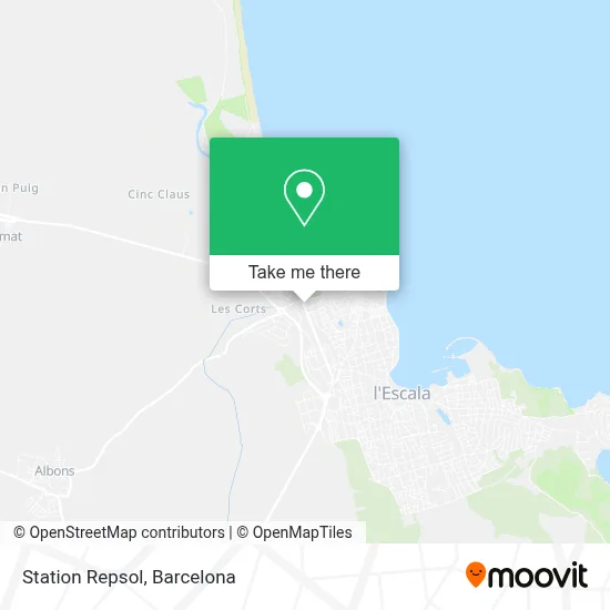 Station Repsol map