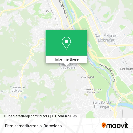 Ritmicamediterrania map