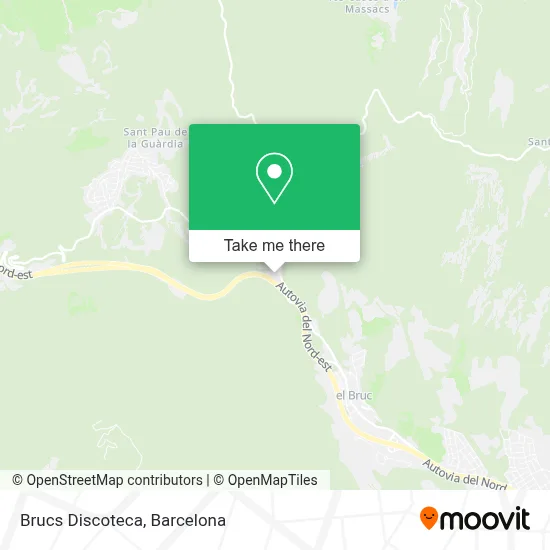 Brucs Discoteca map
