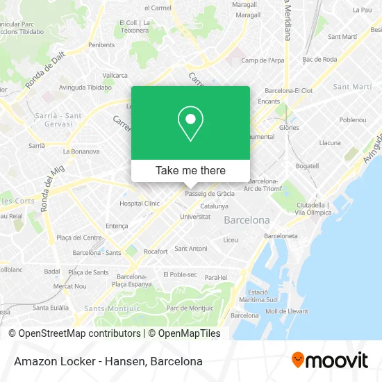 Amazon Locker - Hansen map