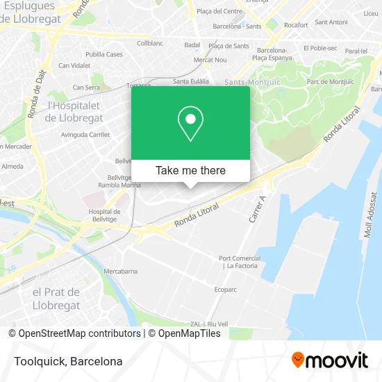 Toolquick map