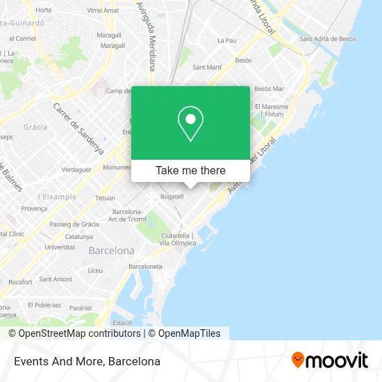 Events And More map