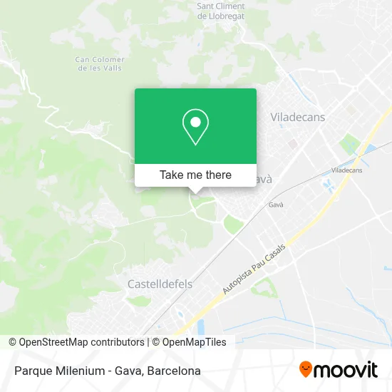 Parque Milenium - Gava map