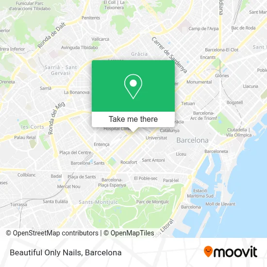 Beautiful Only Nails map