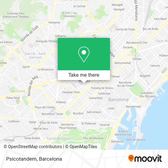 Psicotandem map