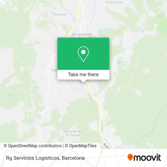 Rg Servicios Logísticos map