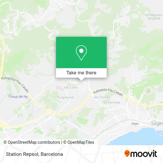 Station Repsol map
