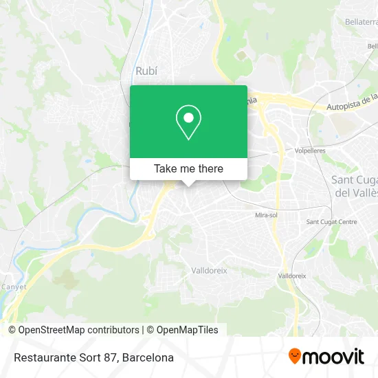Restaurante Sort 87 map
