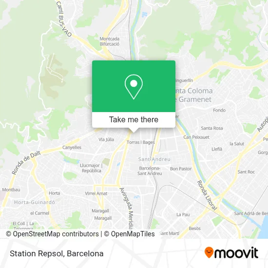 Station Repsol map