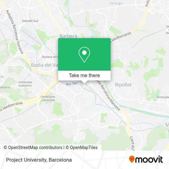 Project University map