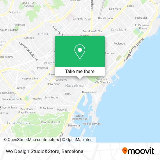 Wo Design Studio&Store map