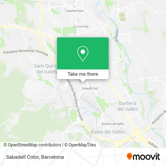 Sabadell Color map