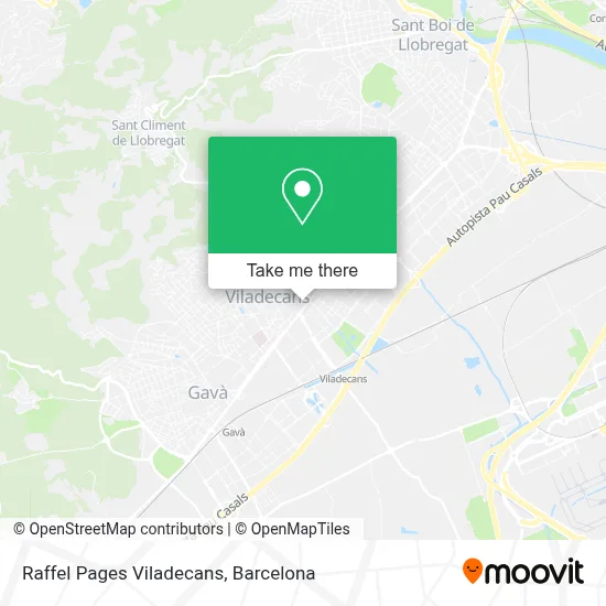 Raffel Pages Viladecans map