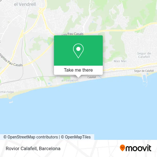Rovior Calafell map