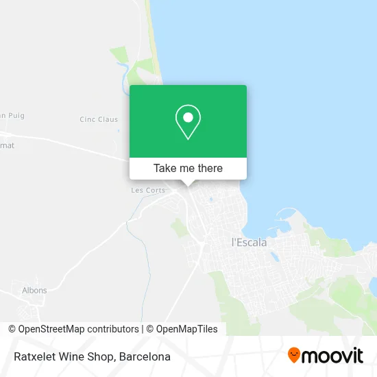 Ratxelet Wine Shop map
