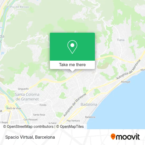 Spacio Virtual map