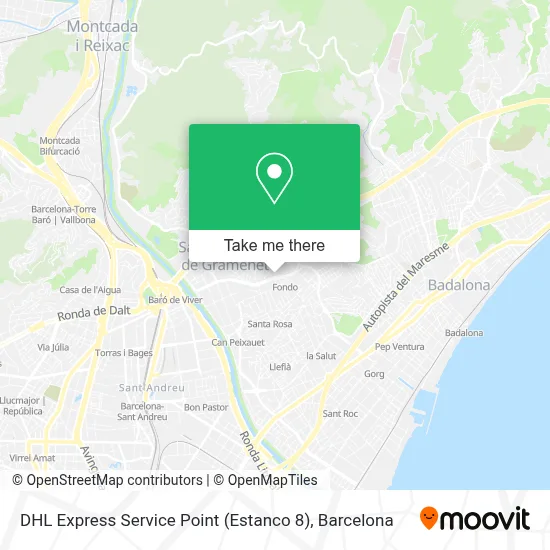 DHL Express Service Point (Estanco 8) map