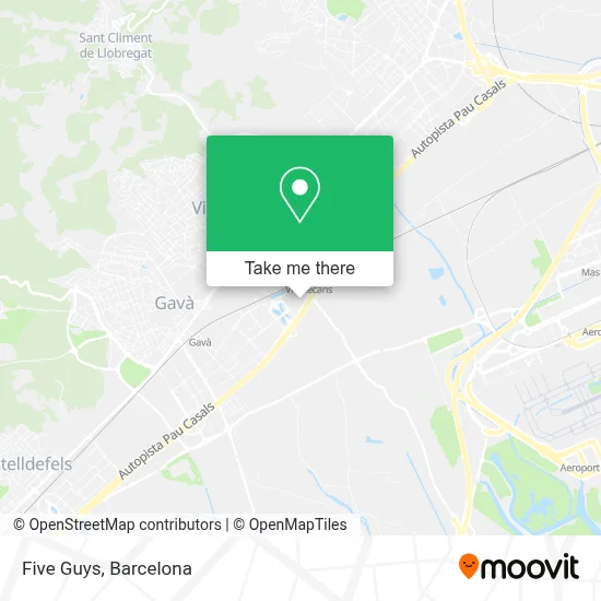 Five Guys map