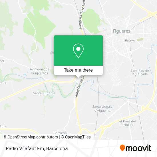 Ràdio Vilafant Fm map