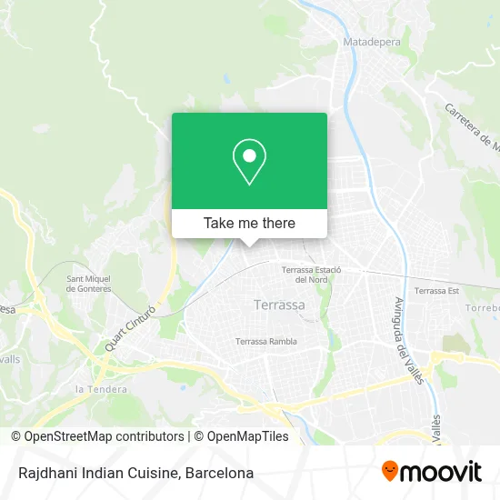 Rajdhani Indian Cuisine map