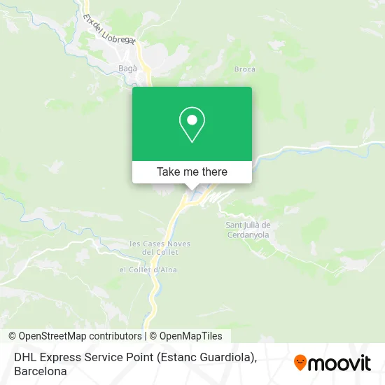 DHL Express Service Point (Estanc Guardiola) map
