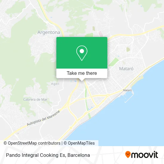 Pando Integral Cooking Es map