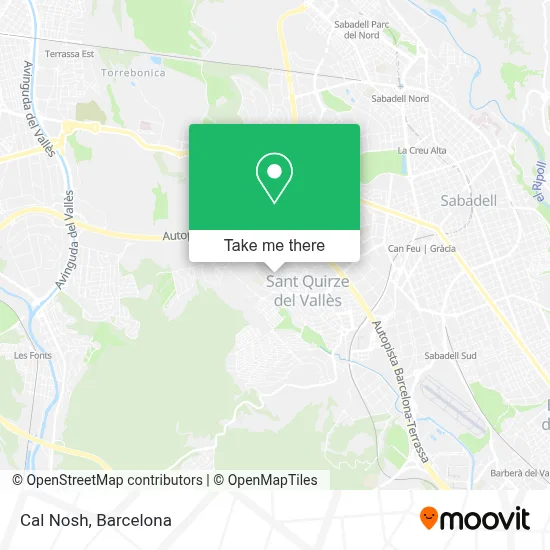 Cal Nosh map