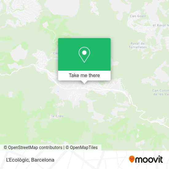 L'Ecològic map