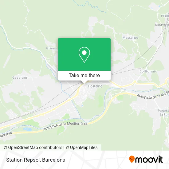 Station Repsol map