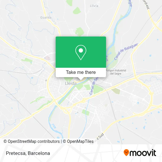 Pretecsa map