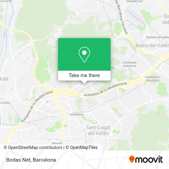 Bodas.Net map