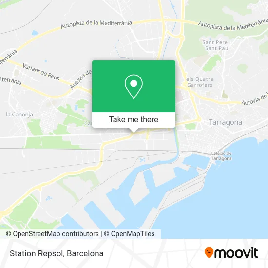 Station Repsol map