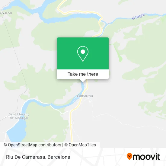 Riu De Camarasa map