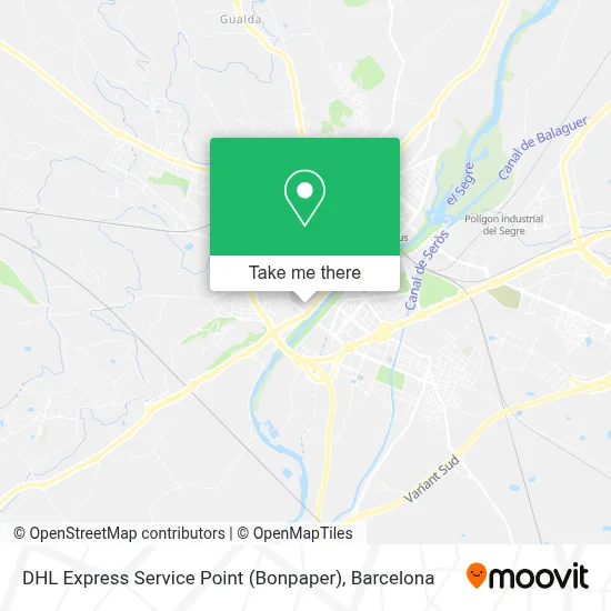 DHL Express Service Point (Bonpaper) map