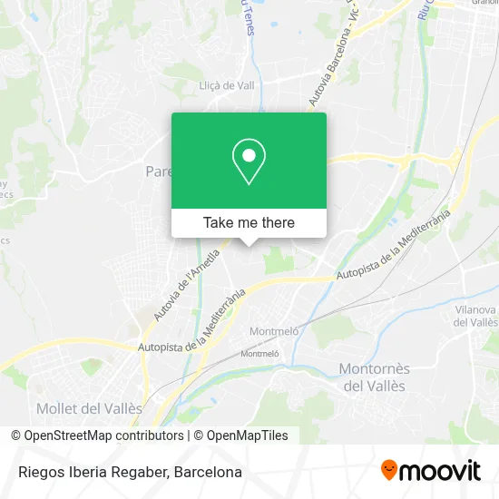 Riegos Iberia Regaber map