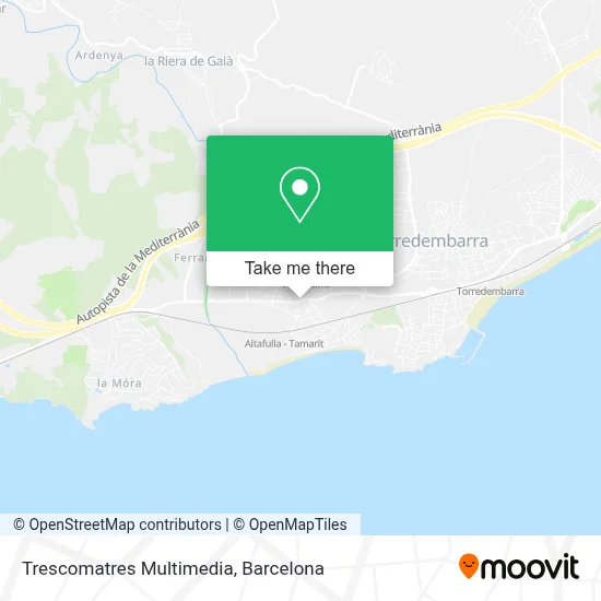 Trescomatres Multimedia map