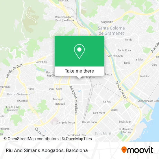 Riu And Simans Abogados map