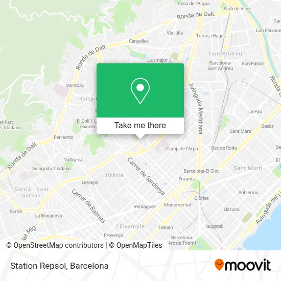 Station Repsol map
