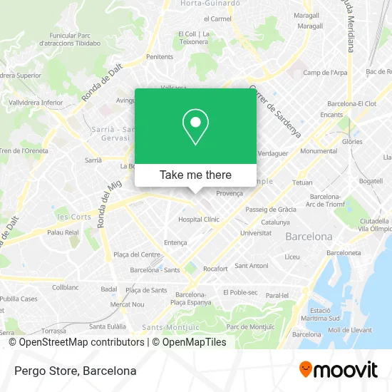 Pergo Store map