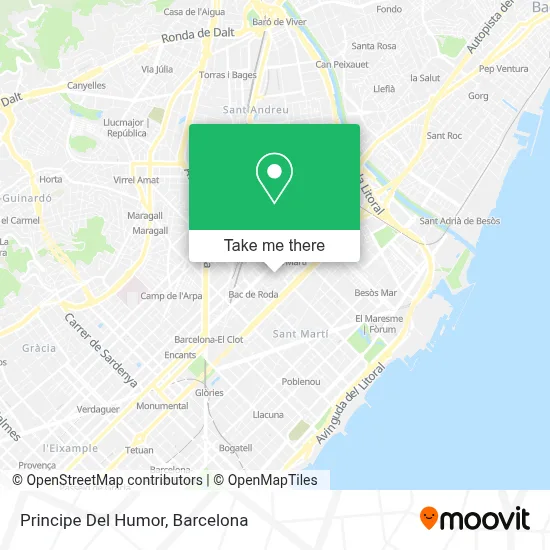 Principe Del Humor map