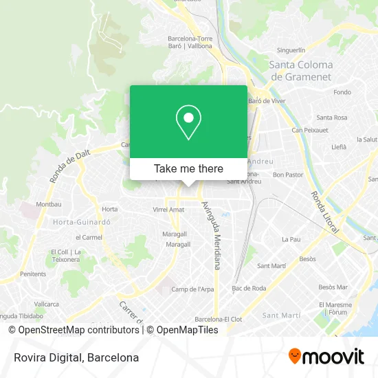Rovira Digital map
