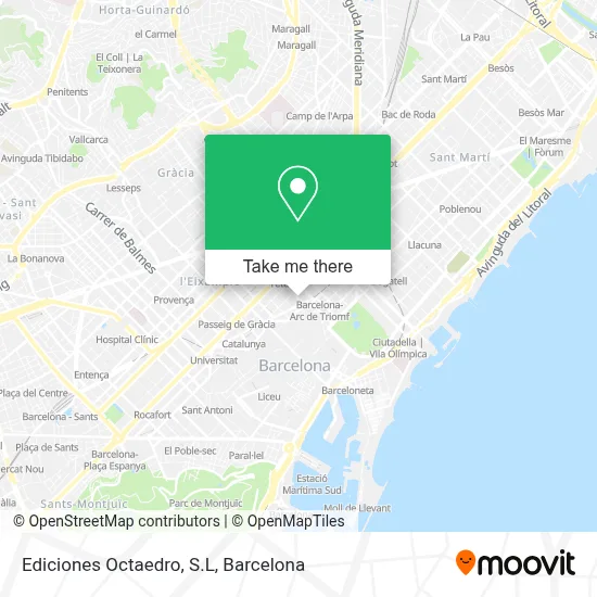 Ediciones Octaedro, S.L map