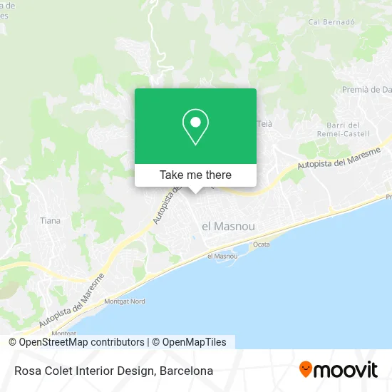 Rosa Colet Interior Design map