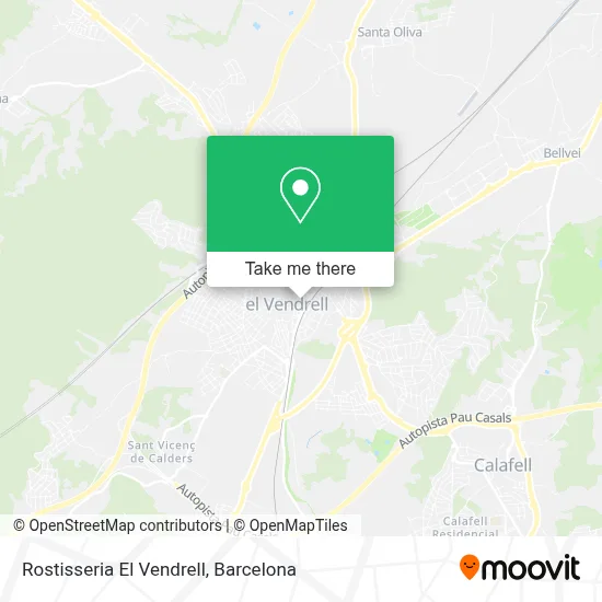 Rostisseria El Vendrell map