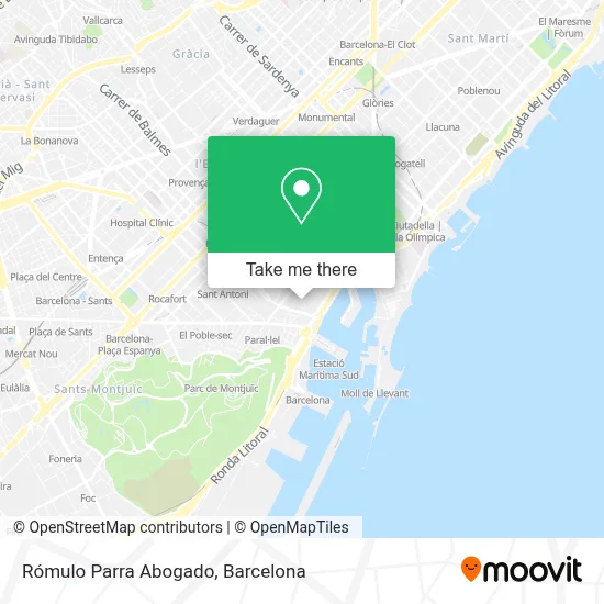 Rómulo Parra Abogado map
