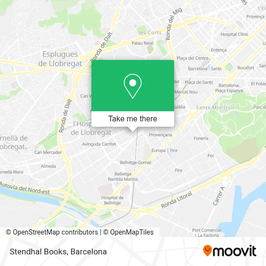 Stendhal Books map