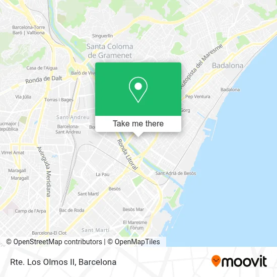 Rte. Los Olmos II map