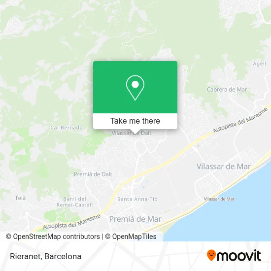 Rieranet map