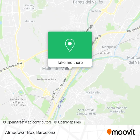Almodovar Box map